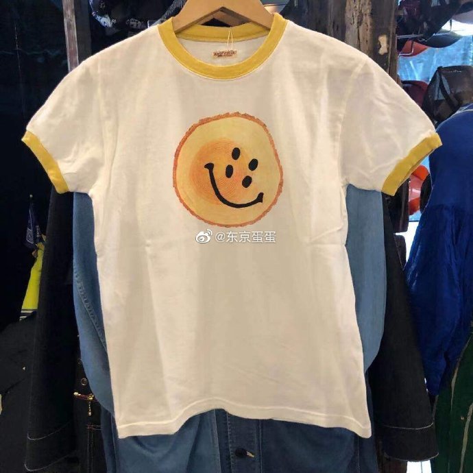 Tokyo egg Japan direct mail Kapital Hirata Hiro ring smile face Cotton Short Sleeve T-Shirt, White;black
Tokyo egg Japan direct mail Kapital Hirata Hiro ring smile face Cotton Short Sleeve T-Shirt, White;black