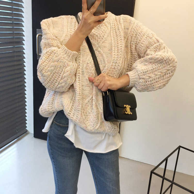 Women's Sweaters sweaters Winter O-neck Loose Rhombus Twist Women Female Knitted Jumpers Pullover Sweater Knit Tops X6FU, White;black
Women's Sweaters sweaters Winter O-neck Loose Rhombus Twist Women Female Knitted Jumpers Pullover Sweater Knit Tops X6FU, White;black