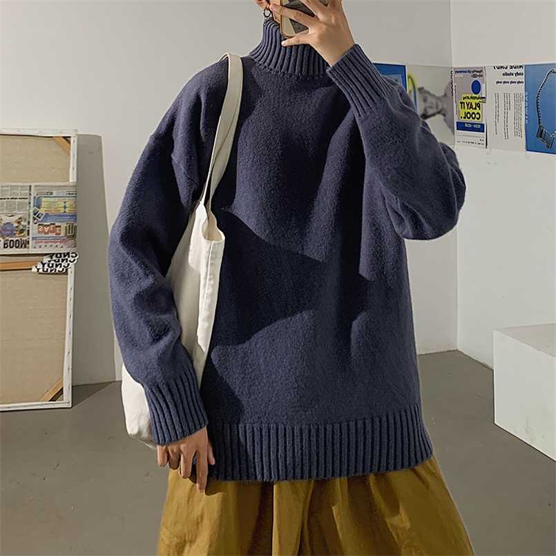 Hybskr Men's Turtleneck Knitted Sweater Solid Color Warm Winter Male Pullovers Korean Style Women's Sweater Fashion 6 Colors 211018, White
Hybskr Men's Turtleneck Knitted Sweater Solid Color Warm Winter Male Pullovers Korean Style Women's Sweater Fashion 6 Colors 211018, White