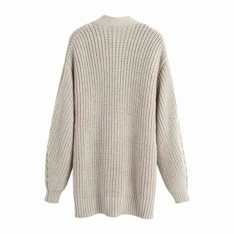 Fashion V Neck Women Cardigan Coats Summer Casual Ladies Knitwears Loosen Female Knitted Girls Chic Sweaters 210430