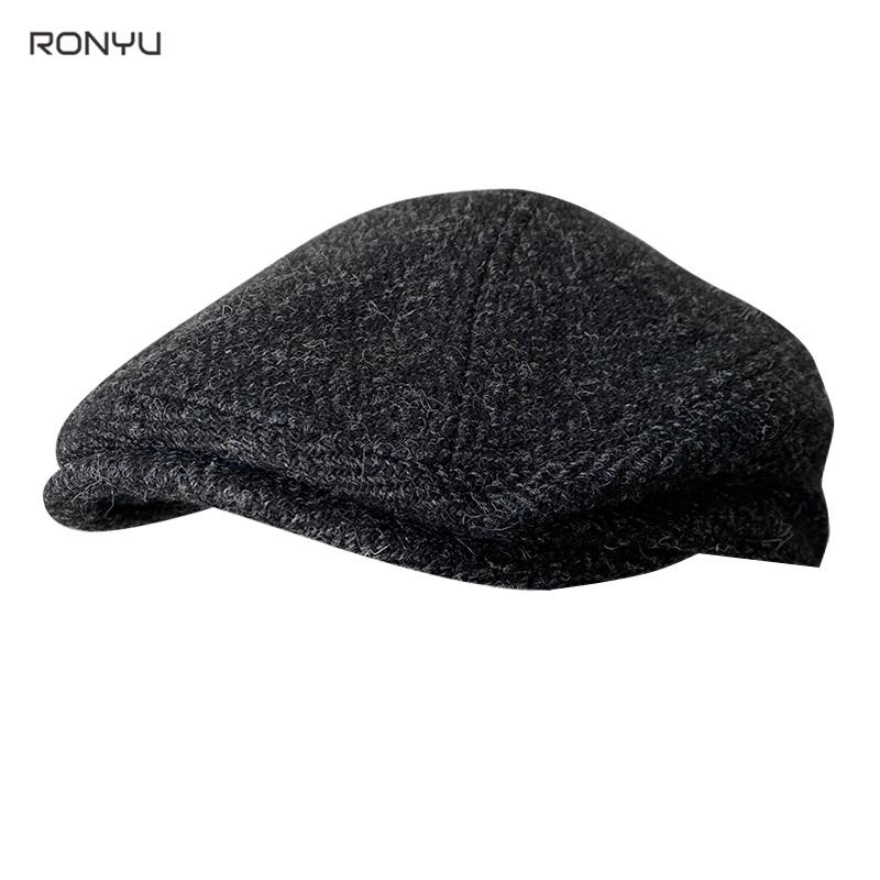 Berets 100% Wool Men's Winter High Quality Sboy Hats Herringbone Octagon Cap Dark Gray Men Women Gatsby Flat Hat BJM39, Dark grey
Berets 100% Wool Men's Winter High Quality Sboy Hats Herringbone Octagon Cap Dark Gray Men Women Gatsby Flat Hat BJM39, Dark grey