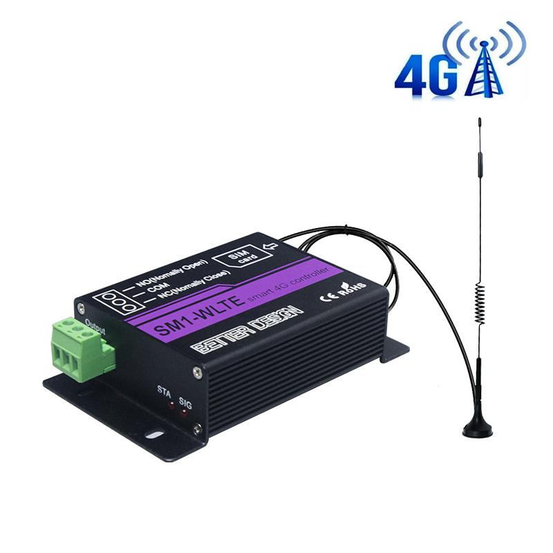 Smart Home Control 4G LTE GSM SMS Phone Remote Relay Switch Controller SM1-WLTE For Shutter Garage Gate Opener AC/DC Motor
Smart Home Control 4G LTE GSM SMS Phone Remote Relay Switch Controller SM1-WLTE For Shutter Garage Gate Opener AC/DC Motor