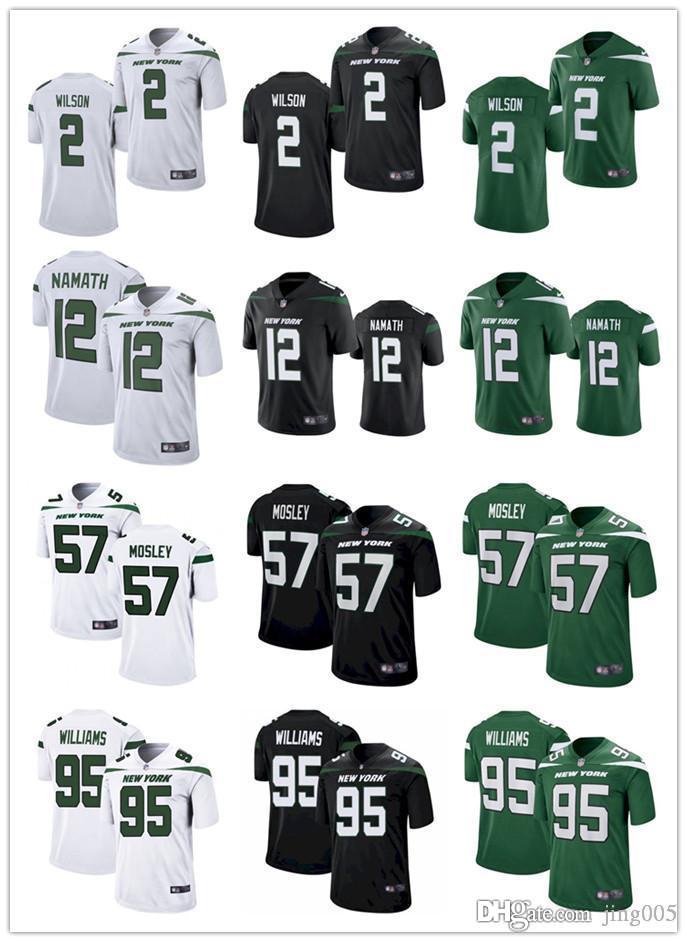 Men Women Youth 57 C.J. Mosley 2 Zach Wilson 12 Joe Namath 95 Quinnen Williams Black Green White Customs Football Jersey, Black;red
Men Women Youth 57 C.J. Mosley 2 Zach Wilson 12 Joe Namath 95 Quinnen Williams Black Green White Customs Football Jersey, Black;red