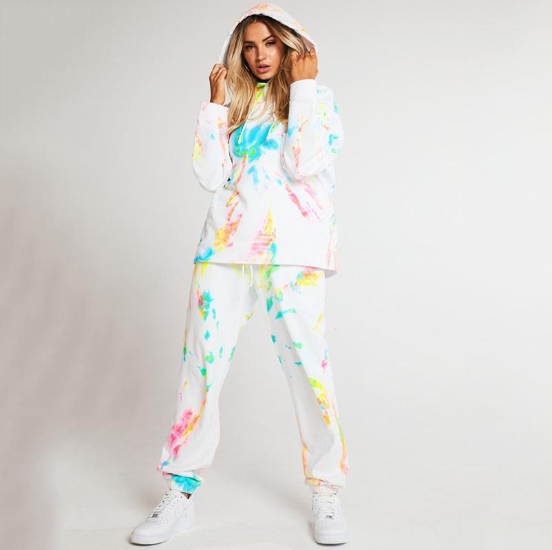 Women's Tracksuits Autumn Winter Tie Dye Tracksuit Female Solid Casual Long Sleeve Hooded Jogging Pants Two Piece Outfits For Women Y2k Fash, Gray
Women's Tracksuits Autumn Winter Tie Dye Tracksuit Female Solid Casual Long Sleeve Hooded Jogging Pants Two Piece Outfits For Women Y2k Fash, Gray