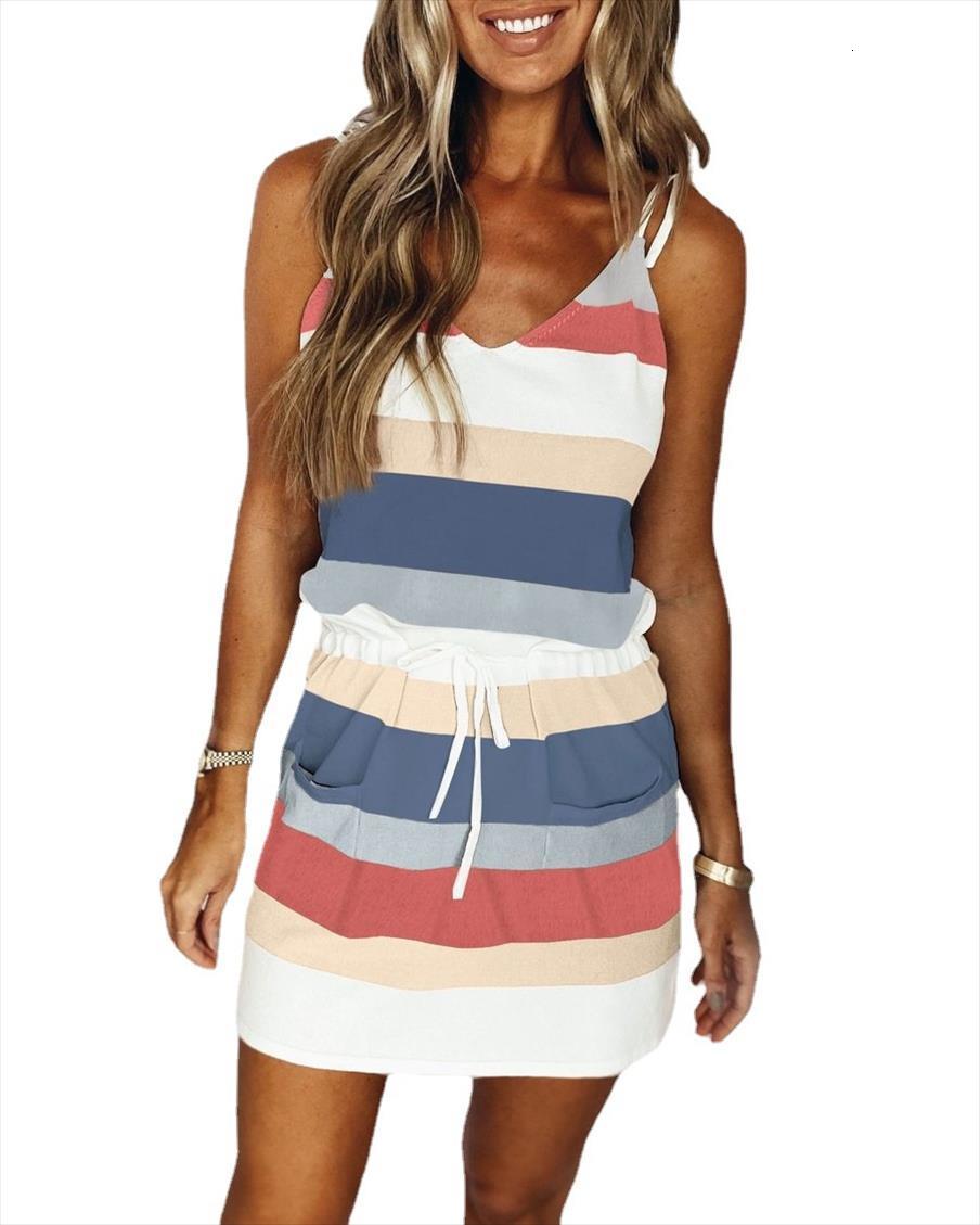 mini fashion stripe drawstring women dress summer loose sleeveless comfortable casual outfits wear, Black;gray
mini fashion stripe drawstring women dress summer loose sleeveless comfortable casual outfits wear, Black;gray