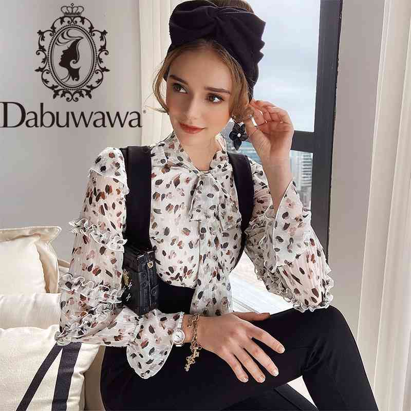 Dabuwawa Sweet Print Blouse Women Bow Neck Ruffle Sleeve Shirts Tops Office Ladies Spring Fashion Blouses Female DO1AST011 210520, Beige
Dabuwawa Sweet Print Blouse Women Bow Neck Ruffle Sleeve Shirts Tops Office Ladies Spring Fashion Blouses Female DO1AST011 210520, Beige