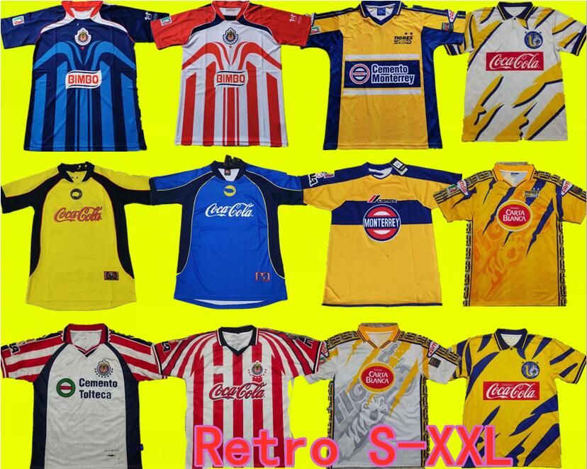 Size -XXL liga mx Retro Club America Soccer Jerseys leon third mexico Léon Tijuana Tigres UNAM Chivas Guadalajara Cruz Azul Football Shirts, Black
Size -XXL liga mx Retro Club America Soccer Jerseys leon third mexico Léon Tijuana Tigres UNAM Chivas Guadalajara Cruz Azul Football Shirts, Black