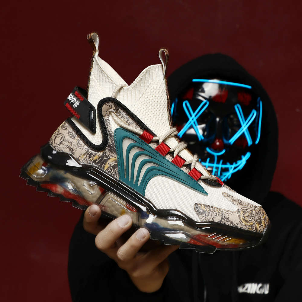 Casual shoes Large size high top socks shoes men's casual popcorn Korean breathable flying sports Casual HH2I, Black
Casual shoes Large size high top socks shoes men's casual popcorn Korean breathable flying sports Casual HH2I, Black