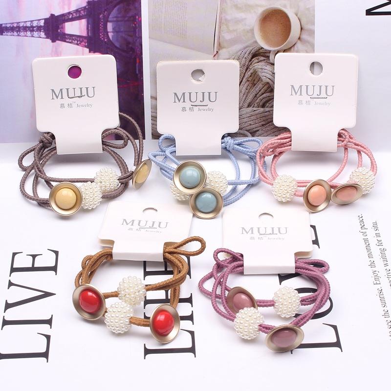Hair Clips & Barrettes Korean Version Of The Tag Rope Fashion Pearl Ball Head 2 Sets Rubber Bands Small Fresh Accessories, Golden;silver
Hair Clips & Barrettes Korean Version Of The Tag Rope Fashion Pearl Ball Head 2 Sets Rubber Bands Small Fresh Accessories, Golden;silver