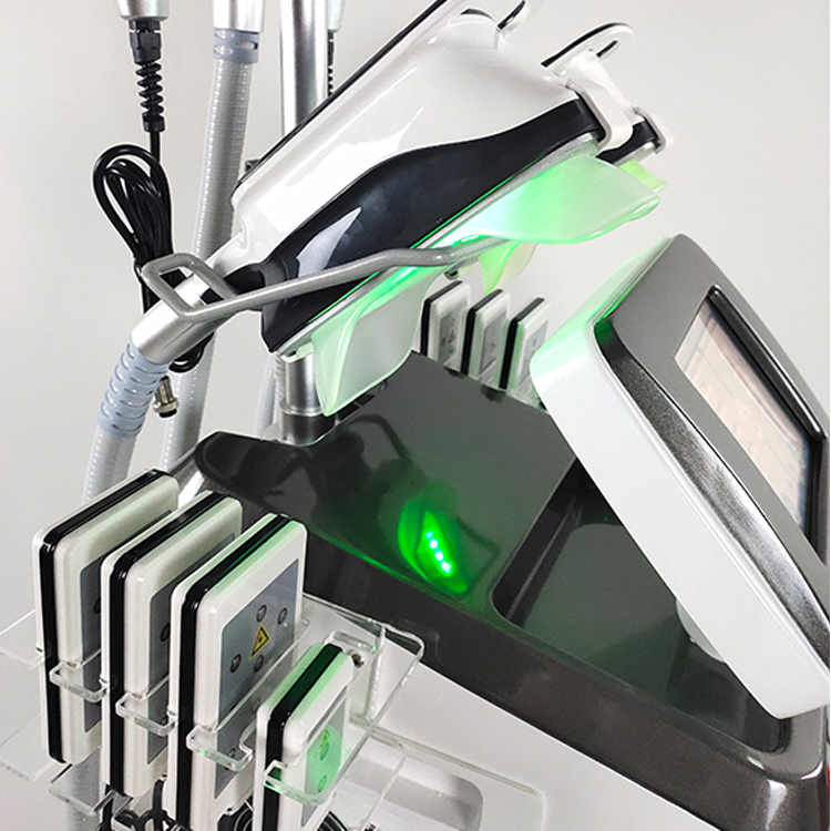 2022 2 handles together works slimming cryolipolisis 360 cavitation+rf multi-handle collocation therapy fat reduce freeze big suction weight Loss Fas
