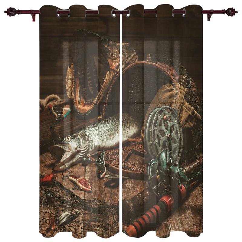 Exquisite Home Luxury Curtains Fishing Gear Net Retro Living Room Dining Bedroom Translucent Curtain & Drapes
Exquisite Home Luxury Curtains Fishing Gear Net Retro Living Room Dining Bedroom Translucent Curtain & Drapes