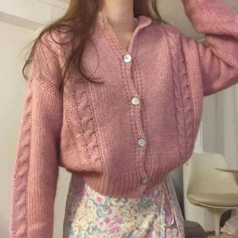 Women' Knits & Tees Lamtrip Women Casual Fashion Street Style Cardigan Knit Sweaters Winter Pink Green Khaki V-Neck NQB6
Women' Knits & Tees Lamtrip Women Casual Fashion Street Style Cardigan Knit Sweaters Winter Pink Green Khaki V-Neck NQB6