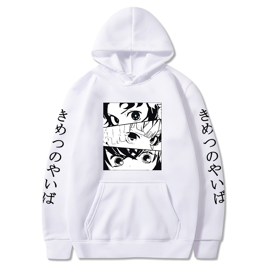 2020 Anime Demon Slayer Kimetsu No Yaiba Sweatshirt Men Women Harajuku Homme Fleece Pullover Hoodie Y0319