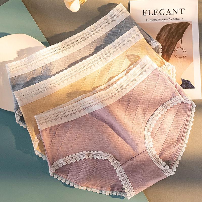 Women's Panties Wasteheart Women Fashion Skin Purple Cotton Mid Waist Underwear Lingerie Briefs Underpants L XL Seamless Plus Size, Black;pink
Women's Panties Wasteheart Women Fashion Skin Purple Cotton Mid Waist Underwear Lingerie Briefs Underpants L XL Seamless Plus Size, Black;pink