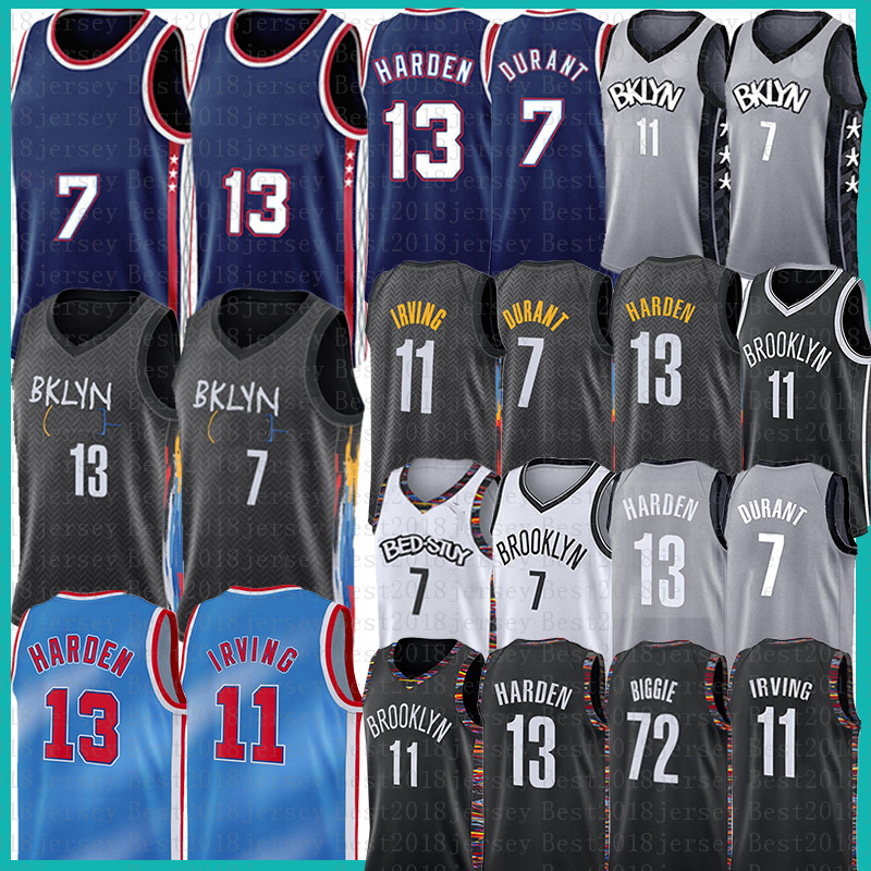 7 Kyrie 11 Kevin 72 Irving Biggie Durant 13 Harden Basketabll Jersey 2021 NCAA Jerseys Black Grey Blue Brooklyns Mens Net Jerseys, 2021 jersey
7 Kyrie 11 Kevin 72 Irving Biggie Durant 13 Harden Basketabll Jersey 2021 NCAA Jerseys Black Grey Blue Brooklyns Mens Net Jerseys, 2021 jersey