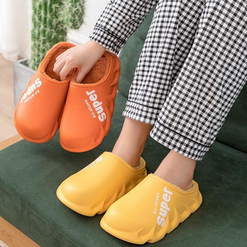 Winter Slippers Warm Men Shoes Waterproof Women Couples Non-Slip Plush Cotton Indoor Outdoor Cozy Home Autumn Slides, Black
Winter Slippers Warm Men Shoes Waterproof Women Couples Non-Slip Plush Cotton Indoor Outdoor Cozy Home Autumn Slides, Black