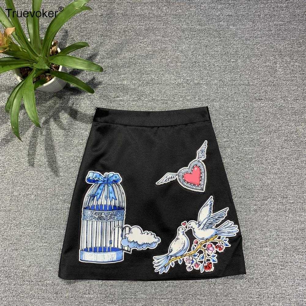 Truevoker Summer Runway Fashion Skirt Women's High End Vintage Applique Crystal Diamond Black Pencil 210602
Truevoker Summer Runway Fashion Skirt Women's High End Vintage Applique Crystal Diamond Black Pencil 210602