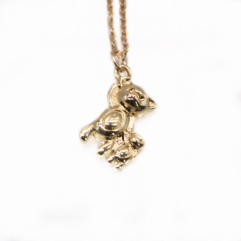 Cute Fashion Bear Pendant Environmental Protection Material Cartoon Animal Series Smooth Surface Design Necklace Wholesale
Cute Fashion Bear Pendant Environmental Protection Material Cartoon Animal Series Smooth Surface Design Necklace Wholesale