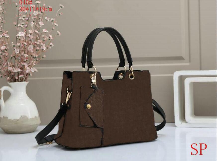 Womens 2pcs/set Classic high qulity handbags Designer flower tote leather clutch shoulder bags shopping bag female purse wallet 045#, Brown flowers
Womens 2pcs/set Classic high qulity handbags Designer flower tote leather clutch shoulder bags shopping bag female purse wallet 045#, Brown flowers