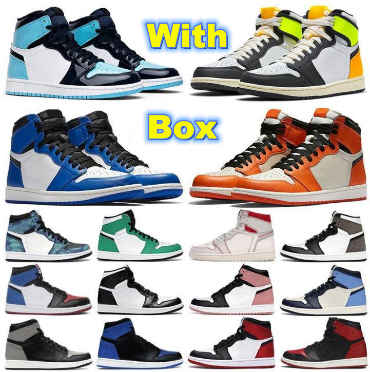 Jumpman 1 1s WITH BOX Basketball Shoes TWIST Volt Gold Mens Womens MID Obsidian UNC Chicago Trainers Sport Sneakers 36-46
Jumpman 1 1s WITH BOX Basketball Shoes TWIST Volt Gold Mens Womens MID Obsidian UNC Chicago Trainers Sport Sneakers 36-46