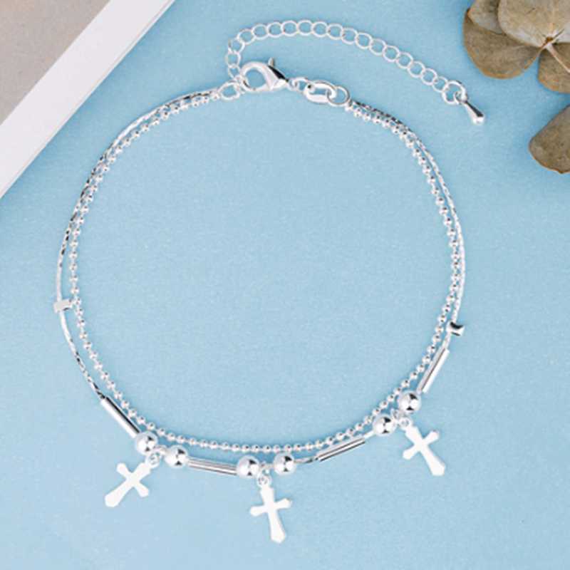 Link, Chain Wholesale European Style Fashion Cross Bracelet For Women Valentine's Day Gift