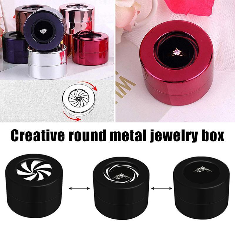 Gift Wrap Women Fashion Design Wedding Round Rotating Ring Box Jewelry Display Storage Case JA55
Gift Wrap Women Fashion Design Wedding Round Rotating Ring Box Jewelry Display Storage Case JA55