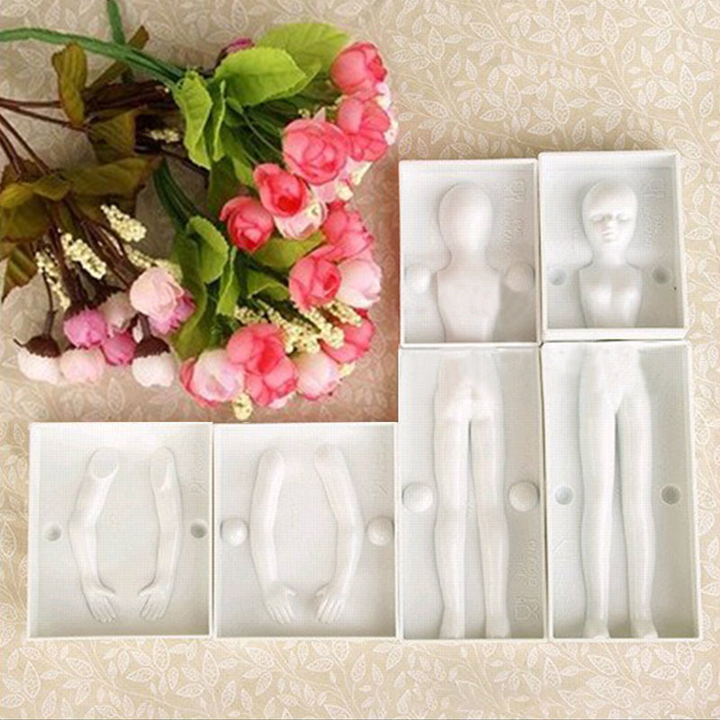 1 Set Cake Decorating Tools 3D People Shaped Sugar Fondant Mould Baking Accessories Human Body Kitchen Gadgets Cake Figure Mold
