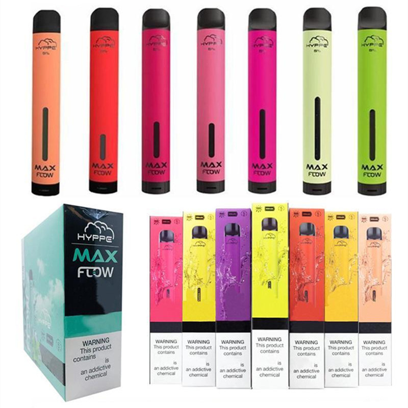 Hyppe Max Flow Disposable E-cigarettes 2000 Puffs 900 mAh Vape Pen Starter Kit Electronic Vapors Wholesale
Hyppe Max Flow Disposable E-cigarettes 2000 Puffs 900 mAh Vape Pen Starter Kit Electronic Vapors Wholesale