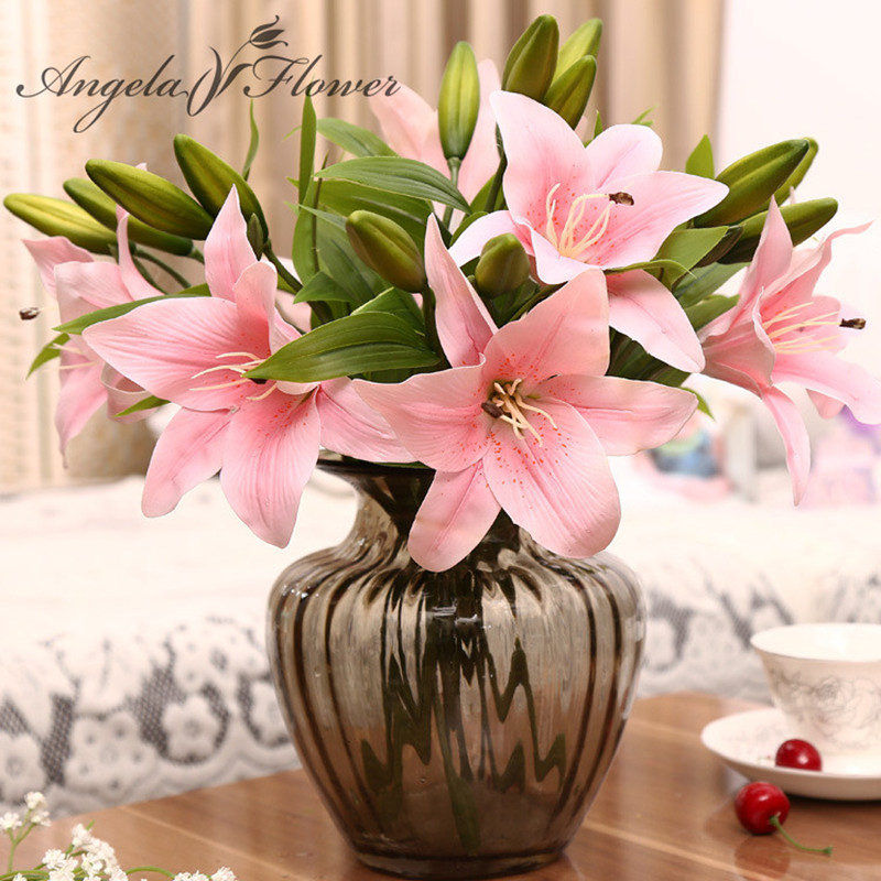 HI-Q 11pcs 3 heads rea touch PVC artificia iy sik decorative fower for wedding decoration Christmas gift
HI-Q 11pcs 3 heads rea touch PVC artificia iy sik decorative fower for wedding decoration Christmas gift