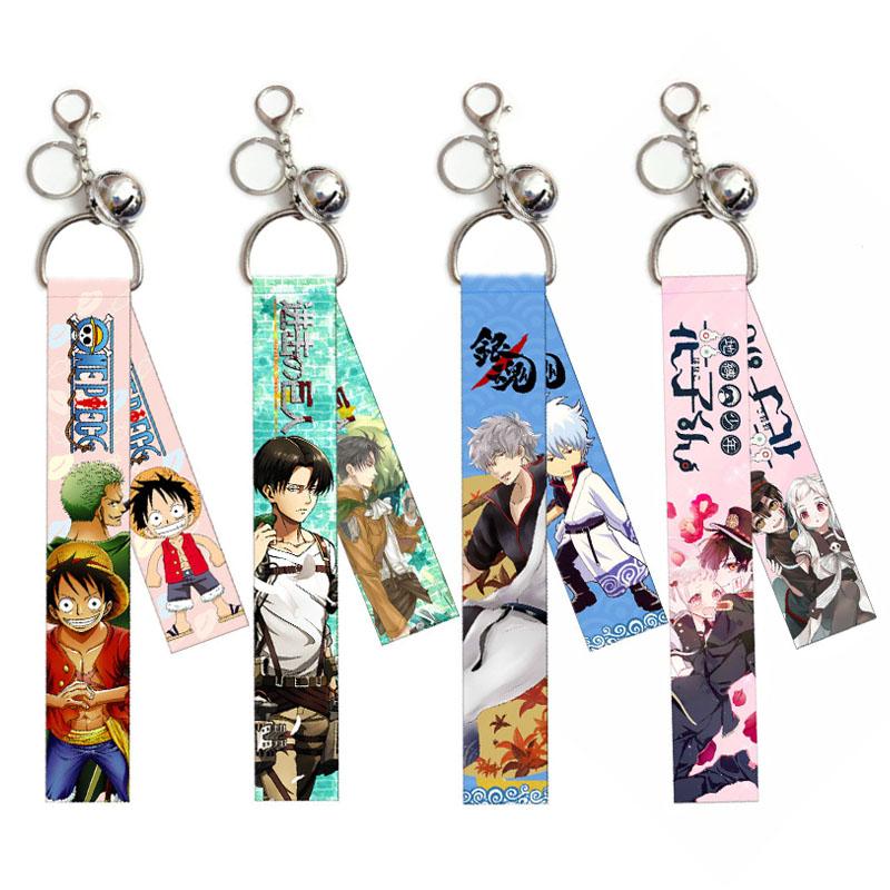 Keychains Attack On Titan Lanyard Keychain Anime One Piece Luffy Zoro GINTAMA Toilet Bound Pendant Keyring Gifts
Keychains Attack On Titan Lanyard Keychain Anime One Piece Luffy Zoro GINTAMA Toilet Bound Pendant Keyring Gifts