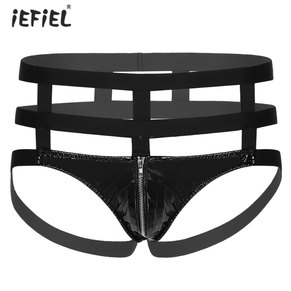 Mens Lingerie Patent Leather Briefs Panties Bulge Pouch Backless Zipper Open Front Sexy Underpants G-String Thong Underwear
Mens Lingerie Patent Leather Briefs Panties Bulge Pouch Backless Zipper Open Front Sexy Underpants G-String Thong Underwear