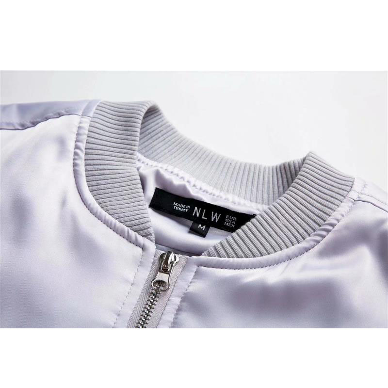 Chic women's winter retro loose cotton jacket flying baseball uniform women's jacket Long sleeve stand collar black red 210507