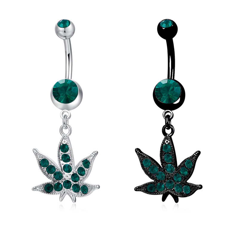 Sexy Maple Leaf Shape Crystal Belly Button Rings Zircon Drop Dangle Body Belly Piercing Jewelry For Women Beach Belly Navel Ring, Silver
Sexy Maple Leaf Shape Crystal Belly Button Rings Zircon Drop Dangle Body Belly Piercing Jewelry For Women Beach Belly Navel Ring, Silver