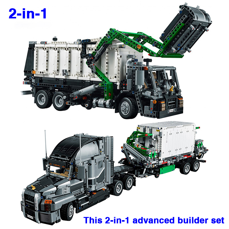 2-in-1 Mark Anthem LR Garbage Truck Building Blocks Bricks Modular Compatible 20076 Kids Christmas Birthday Gift Toys 10827
2-in-1 Mark Anthem LR Garbage Truck Building Blocks Bricks Modular Compatible 20076 Kids Christmas Birthday Gift Toys 10827