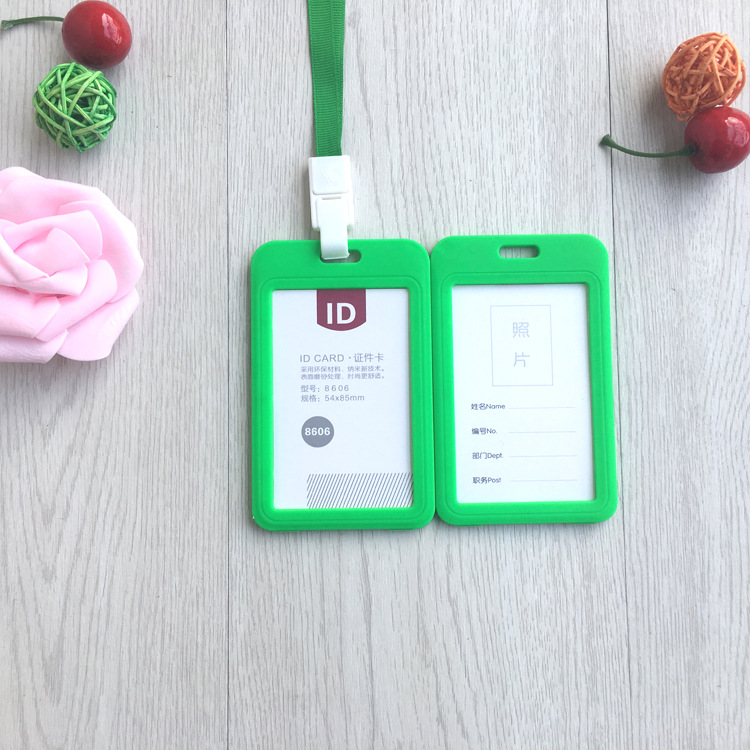 Hanging rope entrance guard brand Student ID card Holders Employee work cards sleeve PP Plastic Double sided ferrule 10 colors, Brown;gray
Hanging rope entrance guard brand Student ID card Holders Employee work cards sleeve PP Plastic Double sided ferrule 10 colors, Brown;gray