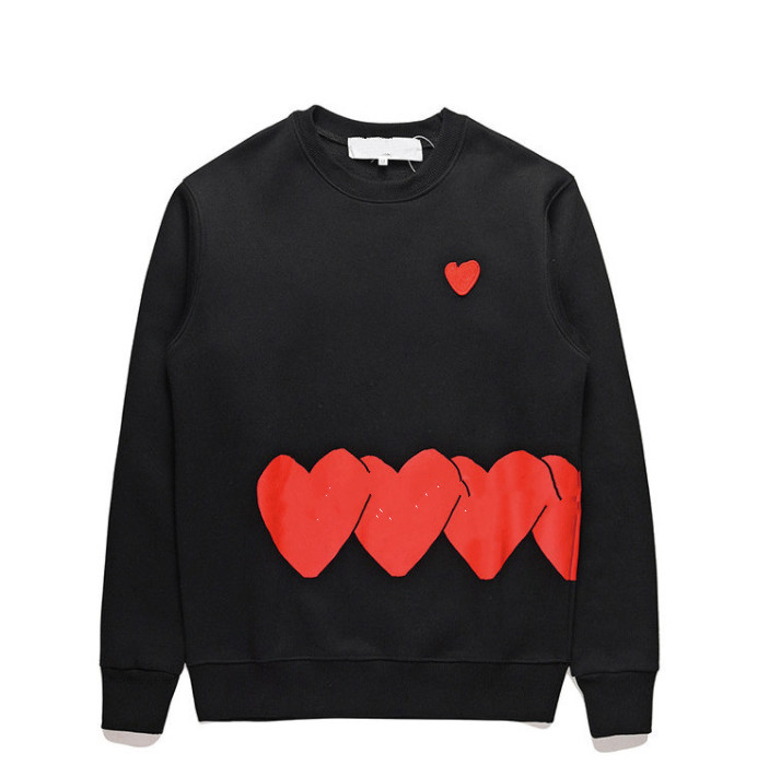 2021 European American fashion designer's sweater heart print round neck Pullover long sleeve men's and women's matching pair top, Black
2021 European American fashion designer's sweater heart print round neck Pullover long sleeve men's and women's matching pair top, Black