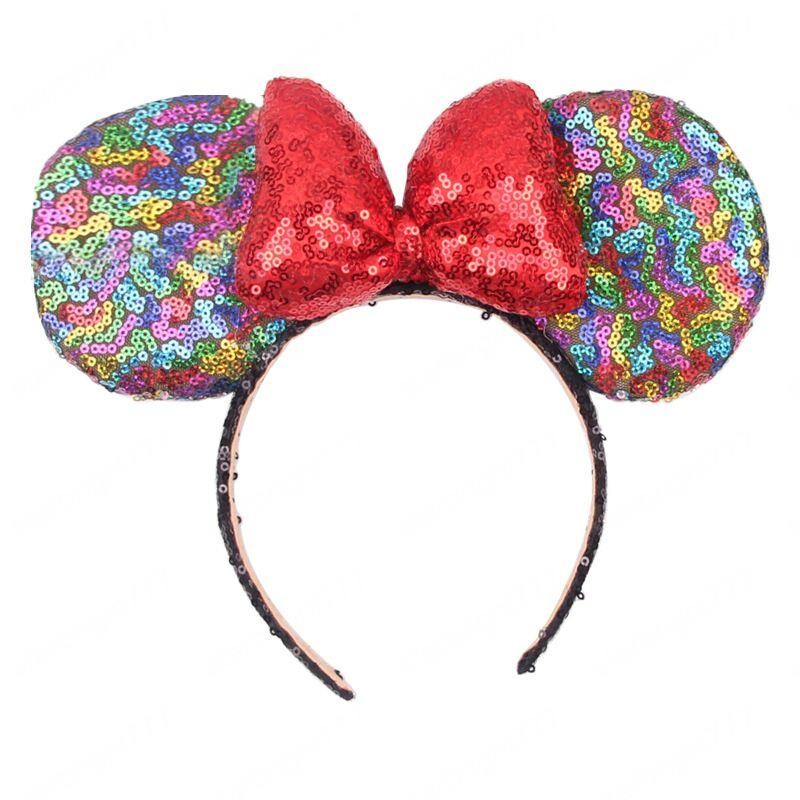 INS Baby Girls mouse ear Headband Children Birthday Party Props Kids Cartoon Cute Lovely Hairband