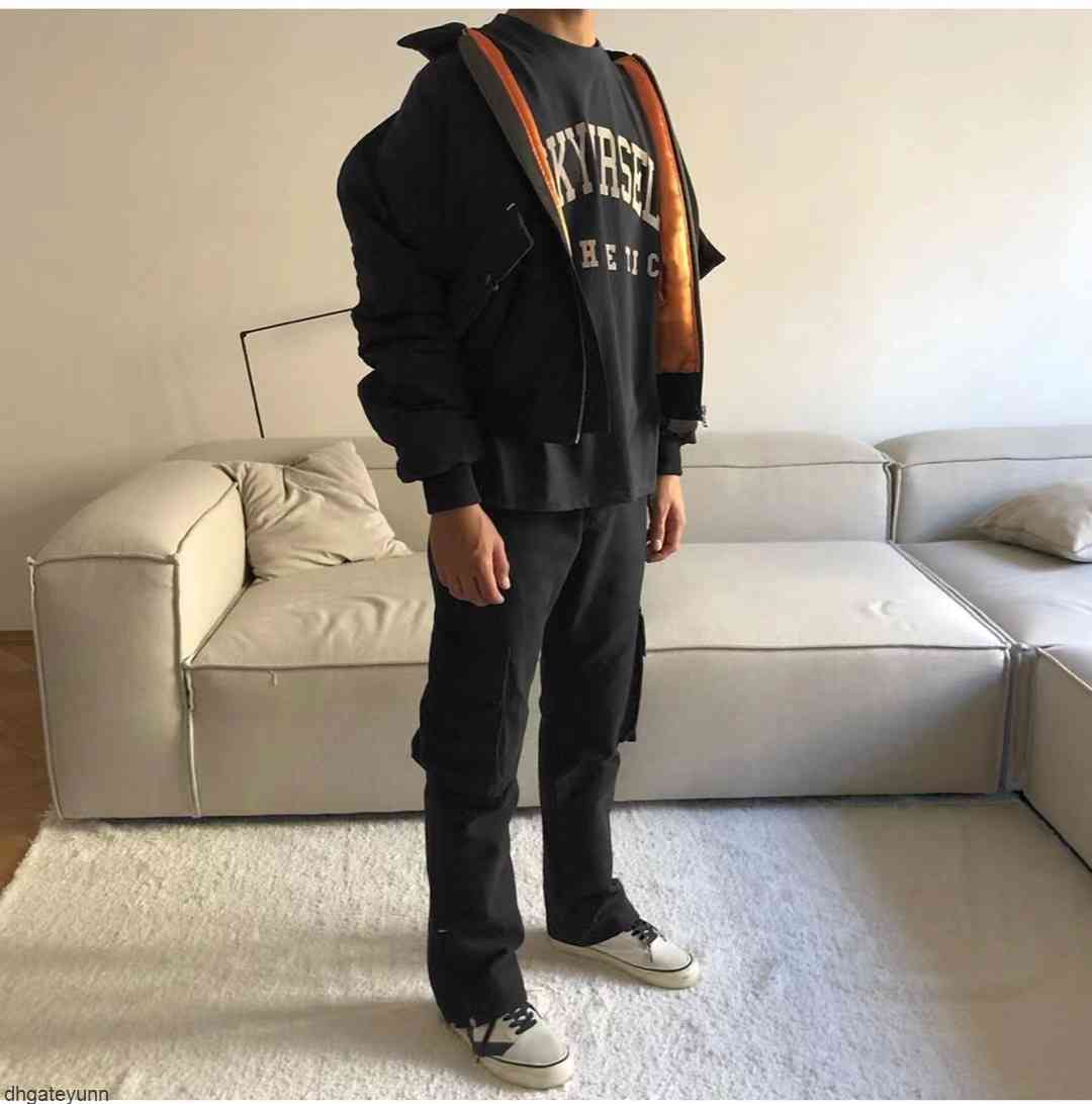 Askyurself Micro-flare Cargo Pants Men Women 1:1 High Quality Casual Loose Black BreastedX8JI
Askyurself Micro-flare Cargo Pants Men Women 1:1 High Quality Casual Loose Black BreastedX8JI