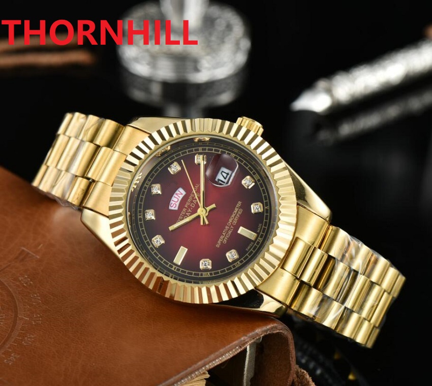 mens day date quartz watches 40mm full solid fine stainless steel strap top quality wristwatches sapphire super factory time clock, As pic
mens day date quartz watches 40mm full solid fine stainless steel strap top quality wristwatches sapphire super factory time clock, As pic