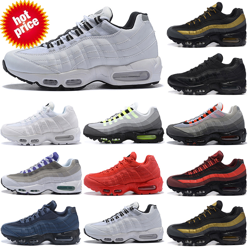 Retro style Mens Maxs 95s OG Running Shoes Navy Chaussure Triple Neon White Black Vapourmaxs Pack outdoor sports casual zapatos trainers Sneakers Size 36-45, Color 4 40-45
Retro style Mens Maxs 95s OG Running Shoes Navy Chaussure Triple Neon White Black Vapourmaxs Pack outdoor sports casual zapatos trainers Sneakers Size 36-45, Color 4 40-45