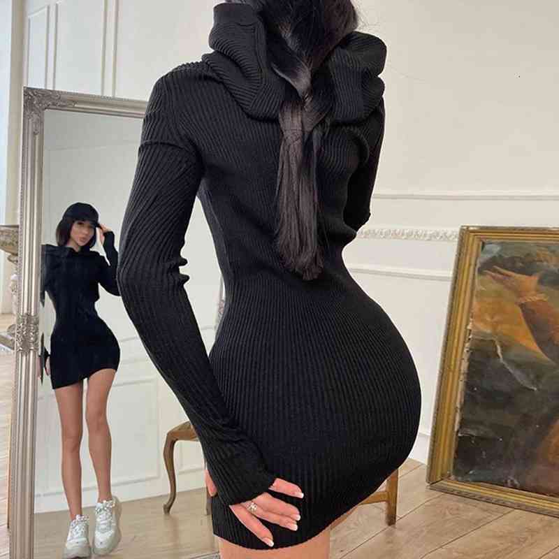 autumn winter solid color womens dress long sleeve slim mini knitted sweater dresses robe vestidos s-2xl femme, Black;gray
autumn winter solid color womens dress long sleeve slim mini knitted sweater dresses robe vestidos s-2xl femme, Black;gray
