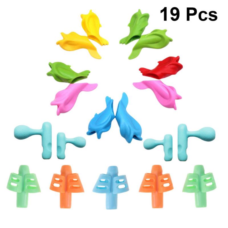 19pcs Kids Writing Training Device Crossover Pen Gripper Aid For Children Homework Drawing (Random Color, 5pcs Doub Refills, Black;red
19pcs Kids Writing Training Device Crossover Pen Gripper Aid For Children Homework Drawing (Random Color, 5pcs Doub Refills, Black;red