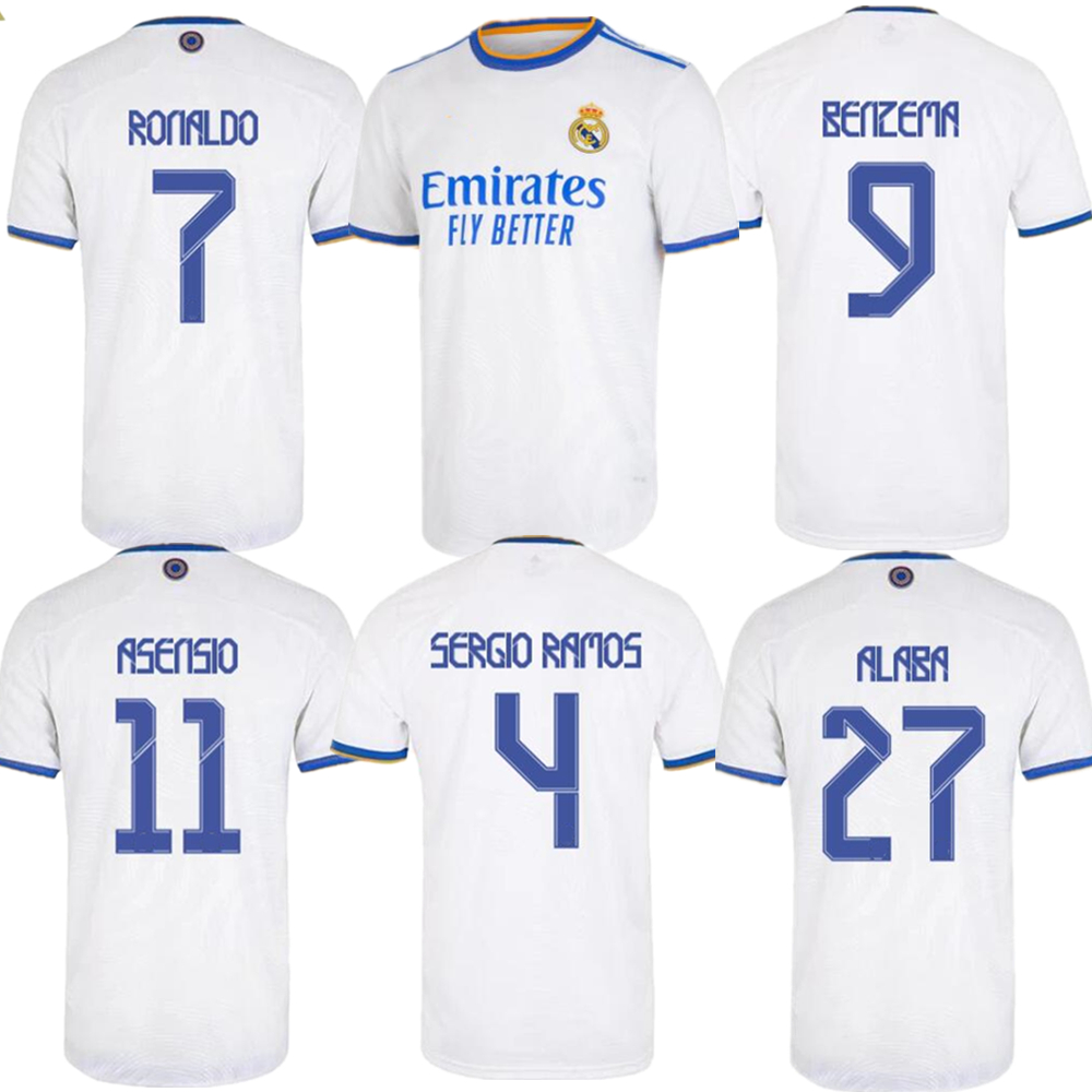 BENZEMA HAZARD Real Madrid Soccer Jerseys 2021-22 Home ALABA SERGIO RAMOS Football shirts ASENSIO KROOS MODIC Men kit, 20-21 home
BENZEMA HAZARD Real Madrid Soccer Jerseys 2021-22 Home ALABA SERGIO RAMOS Football shirts ASENSIO KROOS MODIC Men kit, 20-21 home