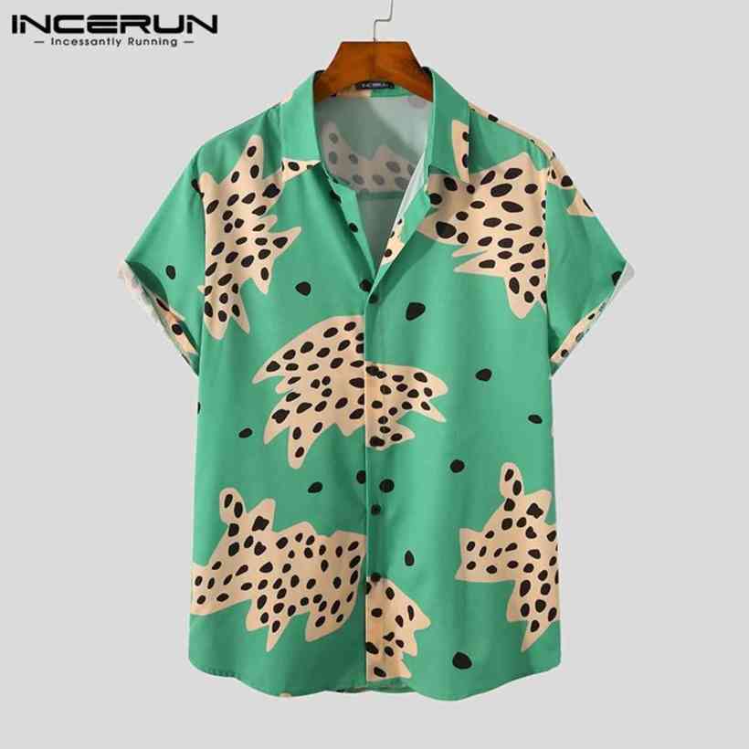 Incerun Summer Hawaiian Shirt Breathing Revers Short Mouwen Printing Casual Men Clothing Streetwear Vacation Camisas, Green
Incerun Summer Hawaiian Shirt Breathing Revers Short Mouwen Printing Casual Men Clothing Streetwear Vacation Camisas, Green