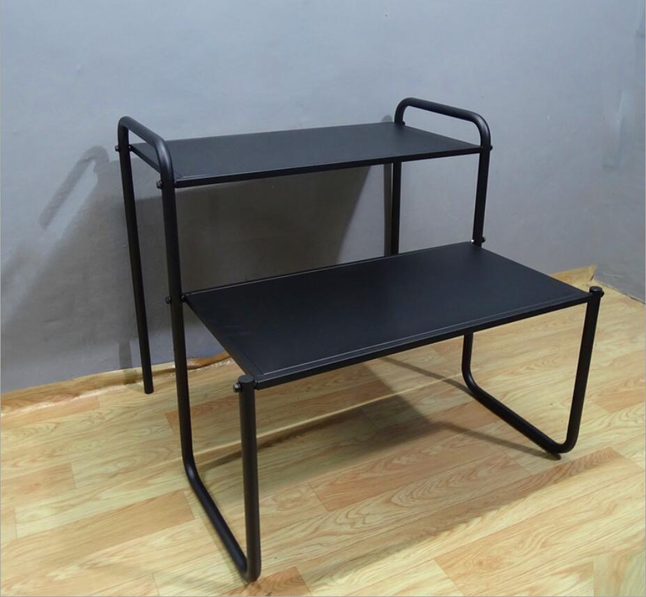 Clothing store display rack Commercial Furniture floor type children's cloth racks bag shoes high and low table cosmetics cabinet water tables