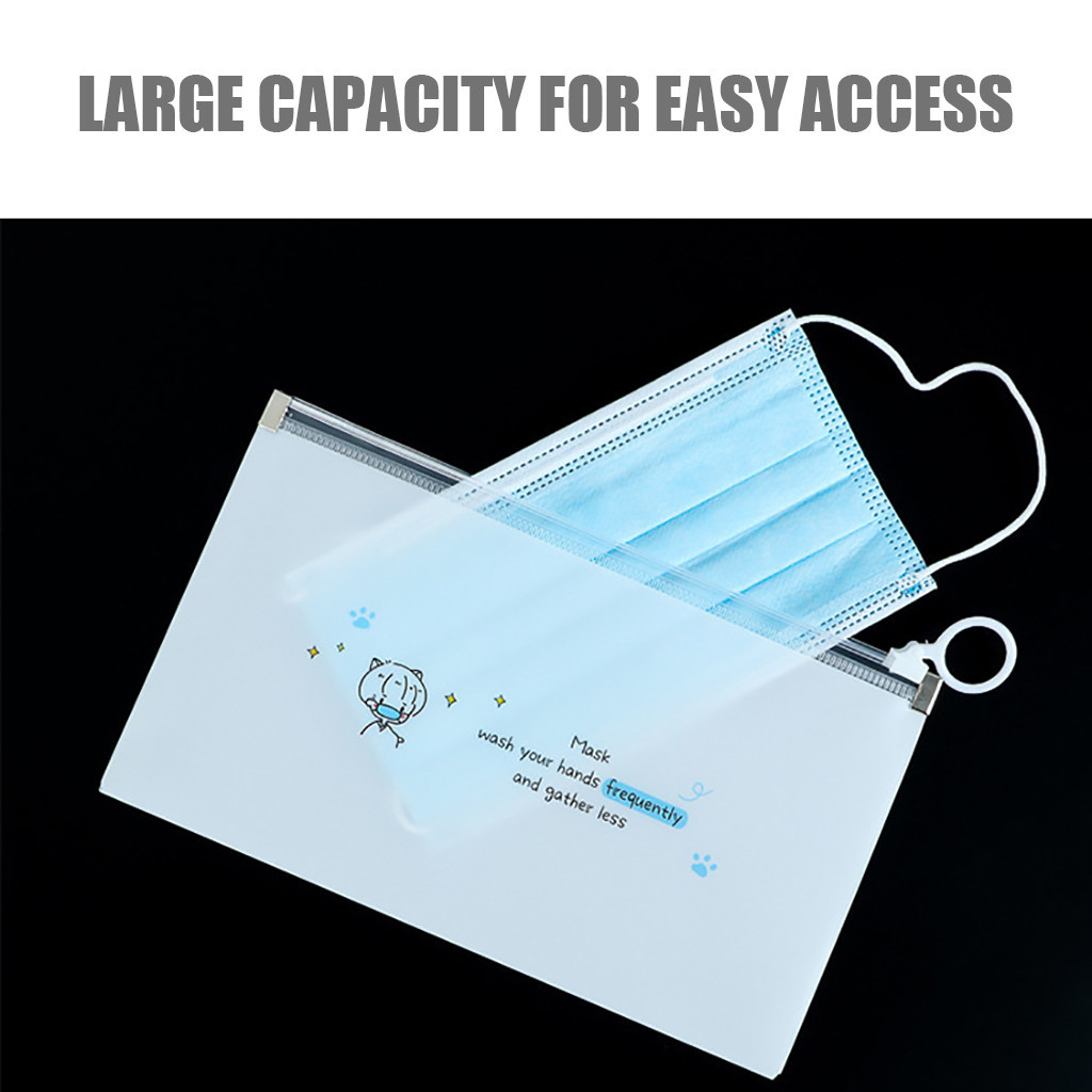4PCS D-Proofing Masks D'Portrait Water Organizer Season03 EpisodeDust Avoiding and Folding Cleaning Sacks