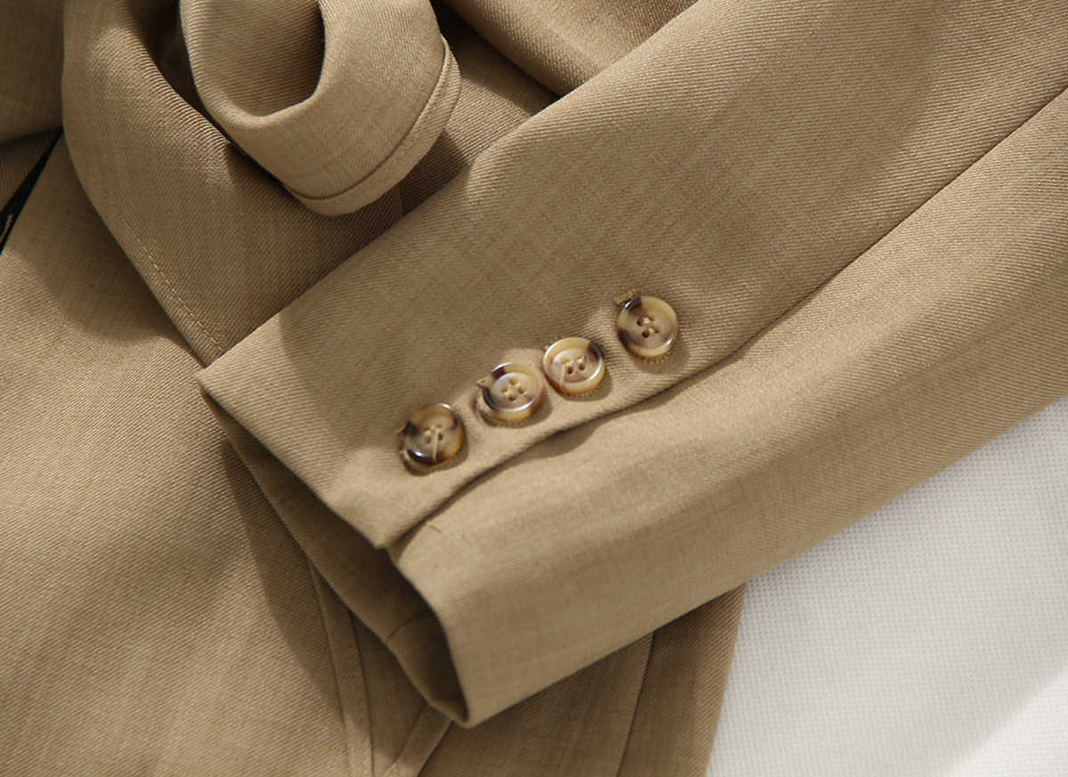 DEAT Fit autumn Fashion Casual Long Sleeve Solid Simple Bow Tie Strap Slim Medium Length Blazer Coat Women SH043 210930