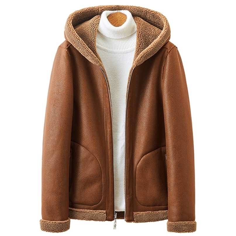 Winter Thick Warm Fleece Parka Jacket Men Reversible Wool Coat Man Hooded Windbreaker Fleece Parkas Plus Size 8XL 211204, Brown
Winter Thick Warm Fleece Parka Jacket Men Reversible Wool Coat Man Hooded Windbreaker Fleece Parkas Plus Size 8XL 211204, Brown