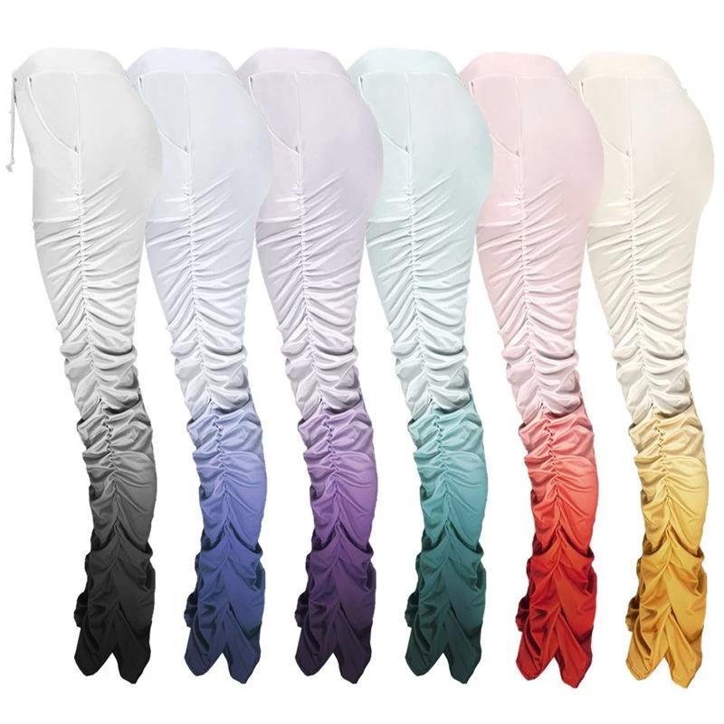 Sexy Pants Gradient Stacked Sweatpants Women Joggers Elastic Summer Leggings Bell Bottom Trouser High Waist Flare Ruched 2XL, Yellow
Sexy Pants Gradient Stacked Sweatpants Women Joggers Elastic Summer Leggings Bell Bottom Trouser High Waist Flare Ruched 2XL, Yellow