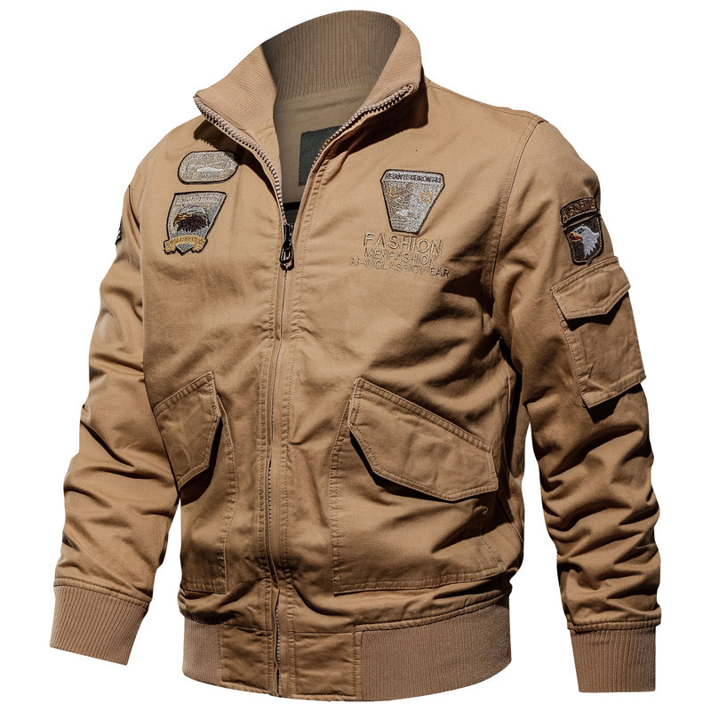 Autumn 2021 men's casual jacket, military uniform, washable air force No.1 jacket, Army green
Autumn 2021 men's casual jacket, military uniform, washable air force No.1 jacket, Army green